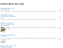 Tablet Screenshot of fashionblackhairstyle.blogspot.com