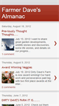 Mobile Screenshot of farmerdavesalmanac.blogspot.com