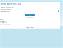 Tablet Screenshot of james-blunt-must-die.blogspot.com