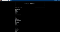 Desktop Screenshot of horalmovies-song.blogspot.com