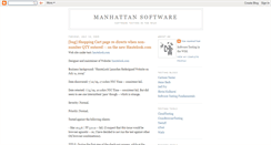 Desktop Screenshot of manhattansoftware.blogspot.com