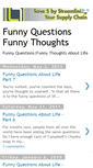 Mobile Screenshot of funny-questions.blogspot.com