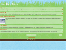 Tablet Screenshot of dingdangdawn.blogspot.com