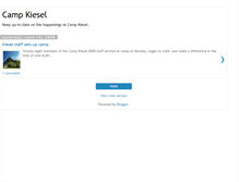 Tablet Screenshot of campkiesel.blogspot.com