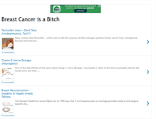Tablet Screenshot of breastcancerisabitch.blogspot.com