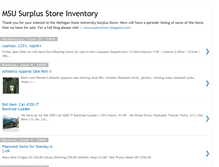 Tablet Screenshot of msusurplus.blogspot.com