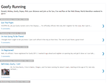 Tablet Screenshot of goofyrunning.blogspot.com