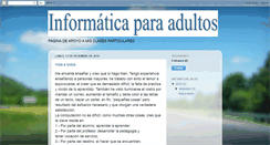 Desktop Screenshot of informatica-para-adultos.blogspot.com