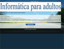 Tablet Screenshot of informatica-para-adultos.blogspot.com