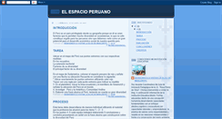 Desktop Screenshot of espacioperuano.blogspot.com