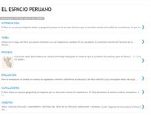 Tablet Screenshot of espacioperuano.blogspot.com