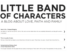 Tablet Screenshot of littlebandofcharacters.blogspot.com