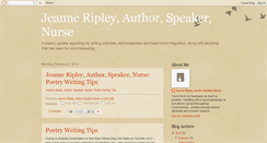 Desktop Screenshot of jeanneripley.blogspot.com