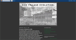 Desktop Screenshot of ecovillageevolution.blogspot.com