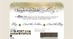Desktop Screenshot of imperishablebeautyblog.blogspot.com