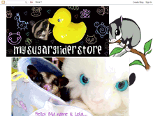 Tablet Screenshot of mysugargliderstore.blogspot.com