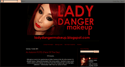 Desktop Screenshot of ladydangermakeup.blogspot.com