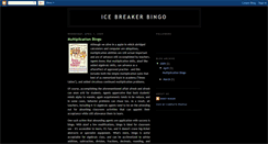 Desktop Screenshot of icebreakerbingos.blogspot.com