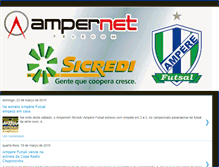 Tablet Screenshot of amperefutsal.blogspot.com