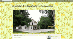 Desktop Screenshot of historicfarmhouse.blogspot.com