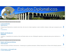 Tablet Screenshot of estudosdiplomaticos.blogspot.com