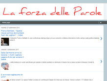 Tablet Screenshot of forzadelleparole.blogspot.com