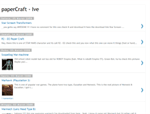 Tablet Screenshot of papercraft-ive.blogspot.com