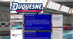 Desktop Screenshot of duquesneswimming.blogspot.com