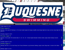 Tablet Screenshot of duquesneswimming.blogspot.com