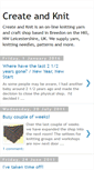 Mobile Screenshot of createandknit.blogspot.com