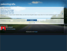 Tablet Screenshot of paleontografia.blogspot.com