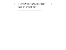 Tablet Screenshot of ideas-y-pensamientos.blogspot.com