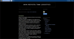 Desktop Screenshot of minirevistatmmlogistics.blogspot.com