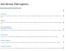 Tablet Screenshot of minirevistatmmlogistics.blogspot.com