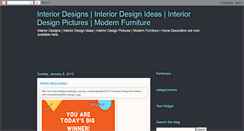 Desktop Screenshot of homefurnituresdesign.blogspot.com