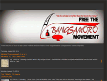 Tablet Screenshot of freethebangsamoro.blogspot.com