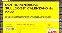 Desktop Screenshot of minibasketcalenzano.blogspot.com