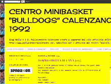 Tablet Screenshot of minibasketcalenzano.blogspot.com
