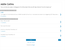 Tablet Screenshot of addiecollins.blogspot.com