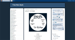 Desktop Screenshot of free-new-music.blogspot.com