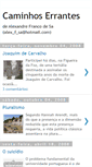 Mobile Screenshot of caminhoserrantes.blogspot.com