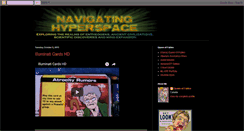 Desktop Screenshot of navigatinghyperspace.blogspot.com