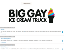 Tablet Screenshot of biggayicecreamtruck.blogspot.com