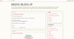 Desktop Screenshot of bringblingjp.blogspot.com