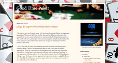 Desktop Screenshot of goodtimepoker.blogspot.com