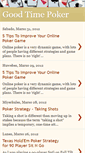 Mobile Screenshot of goodtimepoker.blogspot.com