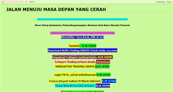 Desktop Screenshot of jalansuksesmu.blogspot.com