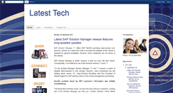 Desktop Screenshot of latesttechnewsz.blogspot.com