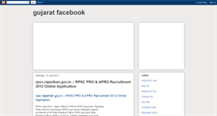 Desktop Screenshot of gujaratfacebook.blogspot.com