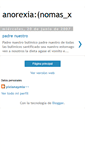 Mobile Screenshot of anorexianomasx.blogspot.com